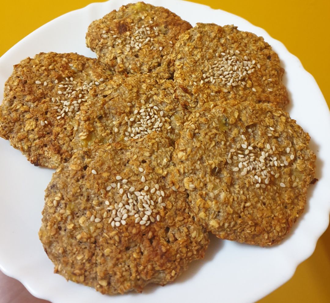 Galletas de plátano y coco Galletas de plátano y coco