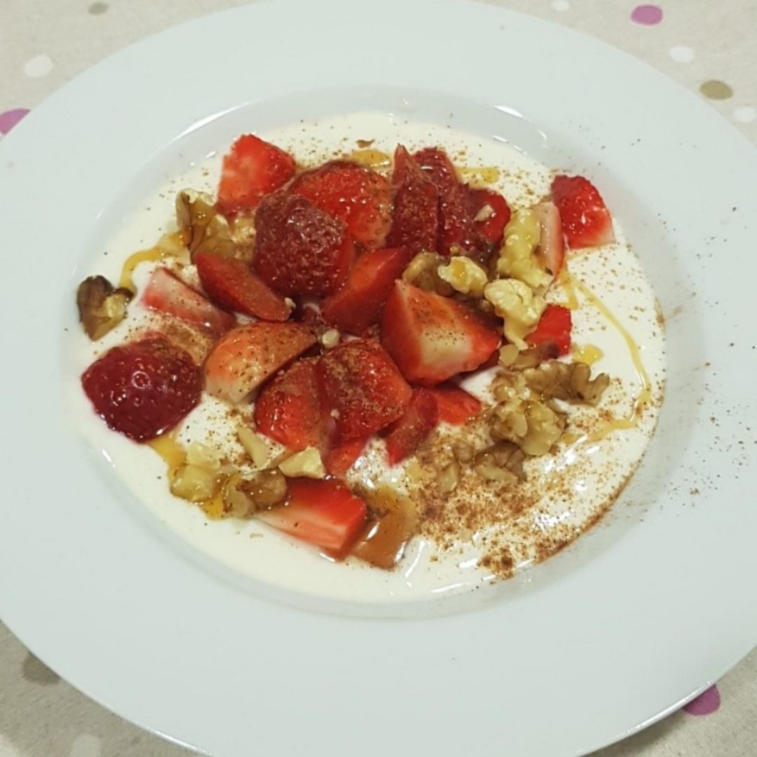 Fresas con Kéfir Fresas con Kéfir