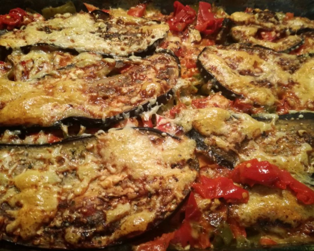 Lasaña vegetal con soja texturizada Lasaña vegetal con soja texturizada