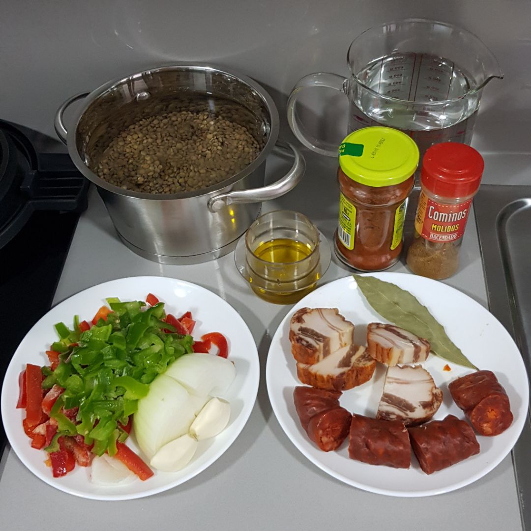 Lentejas con chorizo Lentejas con chorizo