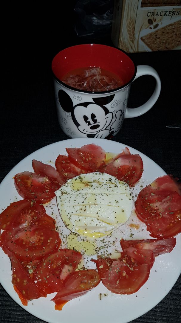 Ensalada con gazpacho Ensalada con gazpacho