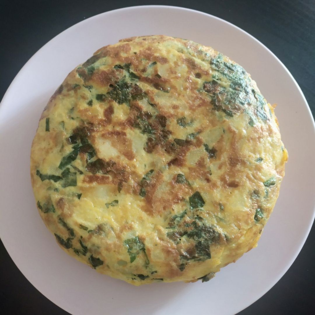 Tortilla de espinacas Tortilla de espinacas