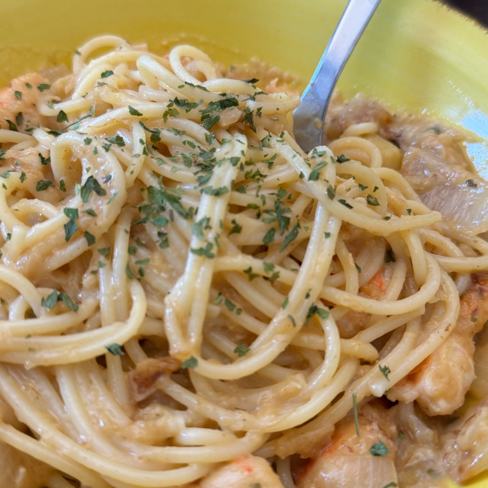 Pasta con salsa de mango Pasta con salsa de mango