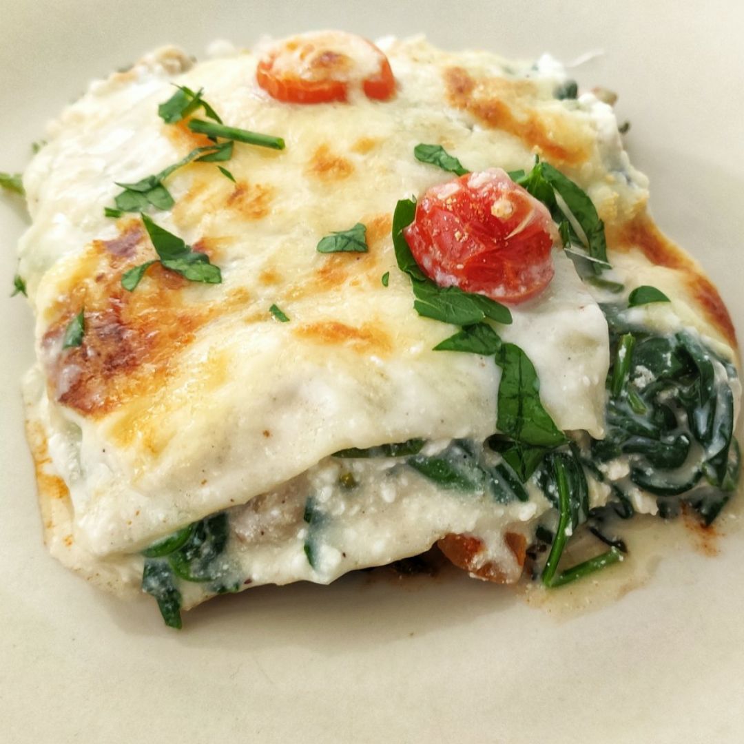 Lasaña de verduras y requesón Lasaña de verduras y requesón