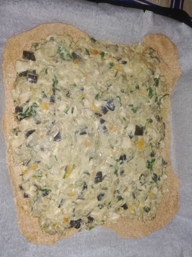 Empanada integral de verduras y pollo Paso 2 Empanada integral de verduras y pollo Paso 2