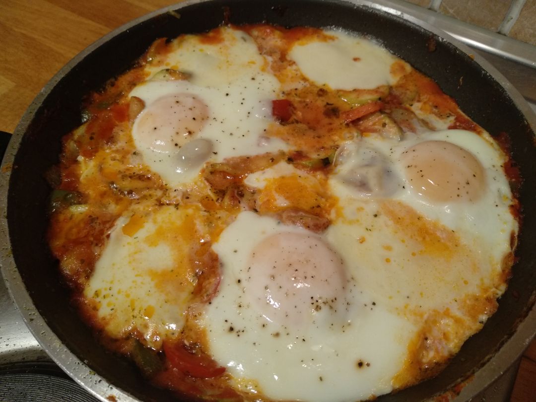 Huevos a la «cazuela» Paso 2 Huevos a la «cazuela» Paso 2