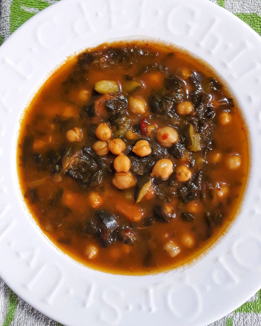 🌱POTAJE DE GARBANZOS Y ESPINACAS🌱 🌱POTAJE DE GARBANZOS Y ESPINACAS🌱
