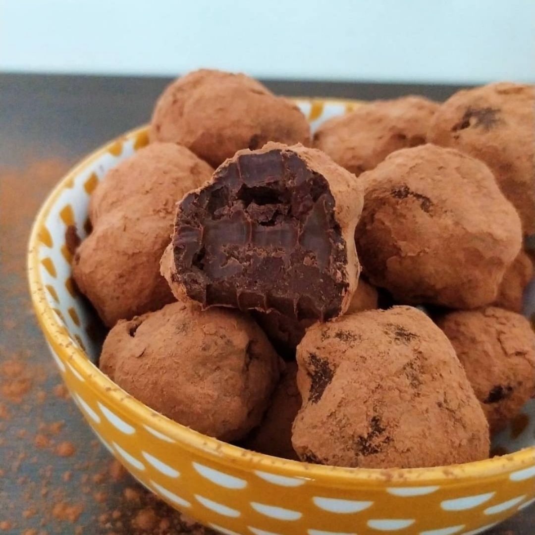 Trufas de chocolate 🍫🤎 Paso 1 Trufas de chocolate 🍫🤎 Paso 1