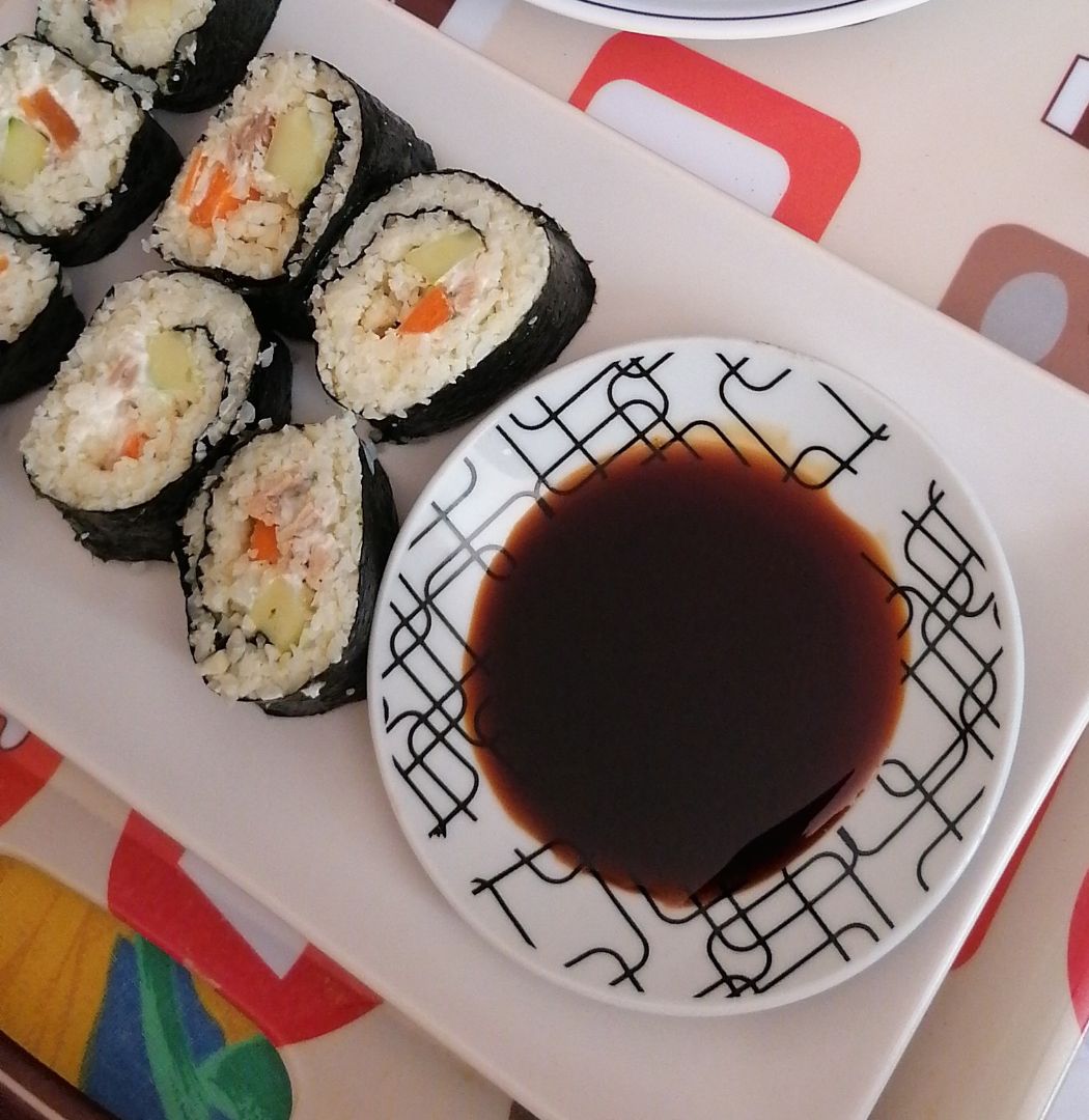 Sushi de coliflor Paso 4 Sushi de coliflor Paso 4