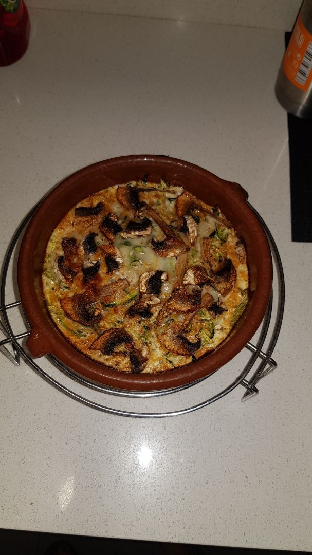 Tortilla de verduras en cazuela Tortilla de verduras en cazuela