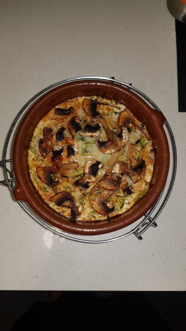 Tortilla de verduras en cazuela Paso 4 Tortilla de verduras en cazuela Paso 4
