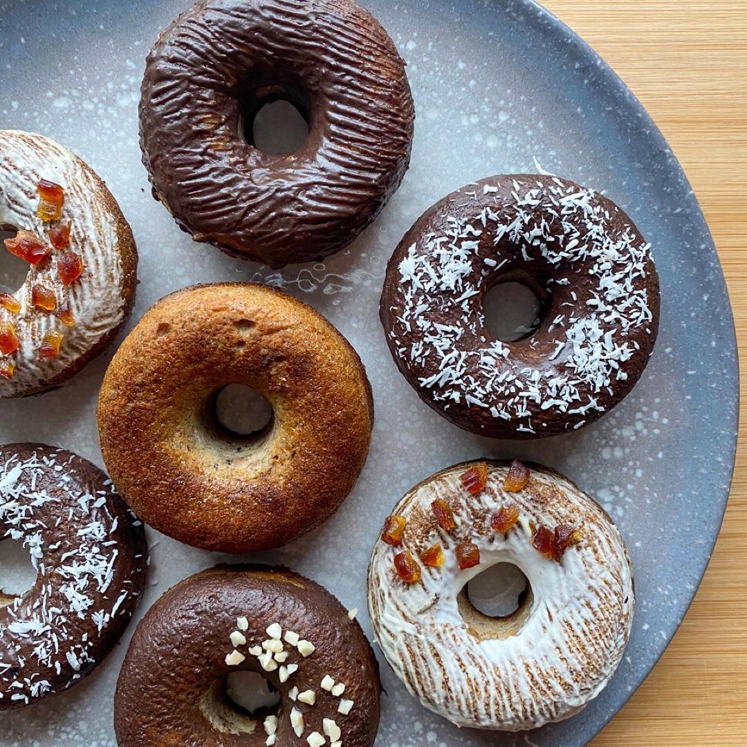 Donuts de banana bread 🍩