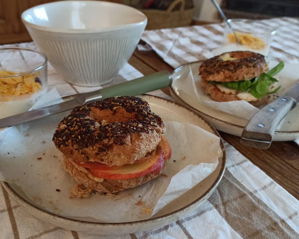 Bagels de espelta Bagels de espelta