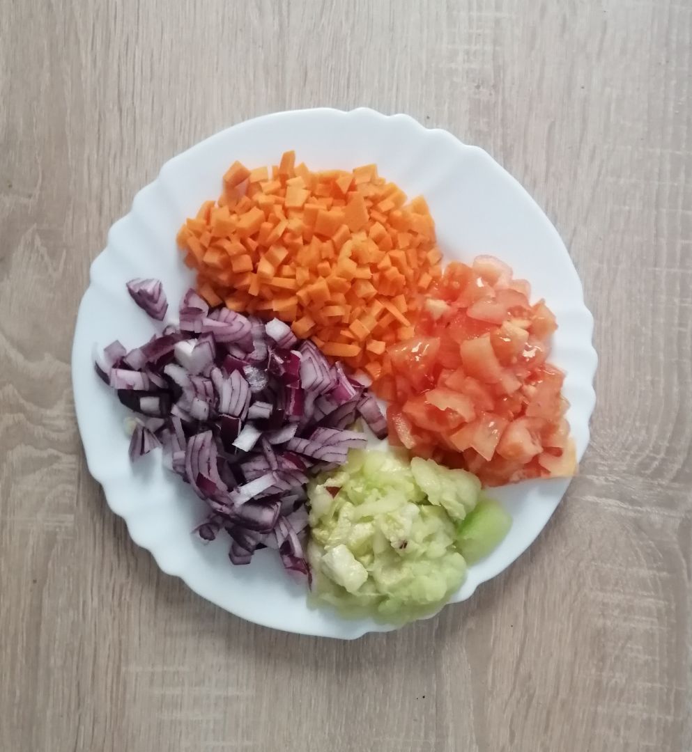 Calabacines rellenos de pollo y verduras 🐱 Paso 1 Calabacines rellenos de pollo y verduras 🐱 Paso 1