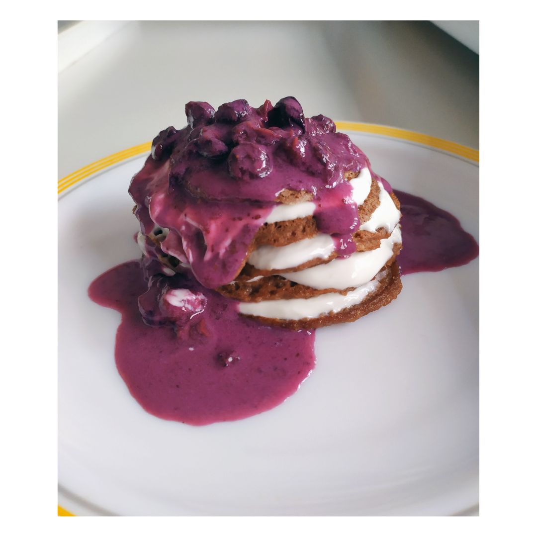 TORTITAS DE AVENA + MANZANA + CACAO. TORTITAS DE AVENA + MANZANA + CACAO.