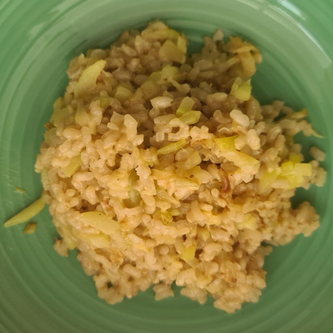 "Risotto" con calabacín "Risotto" con calabacín