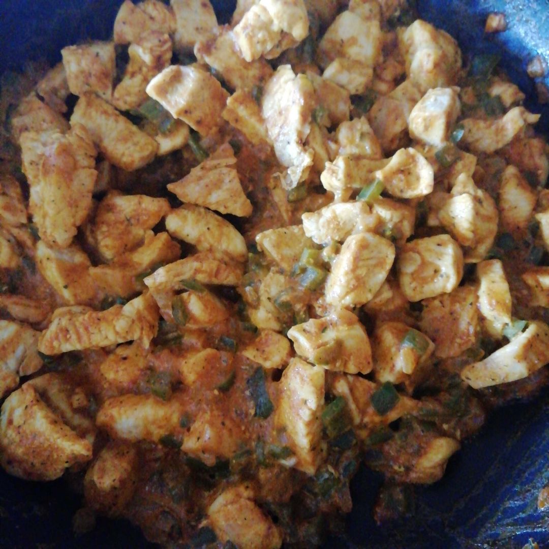 Pollo al curry Pollo al curry
