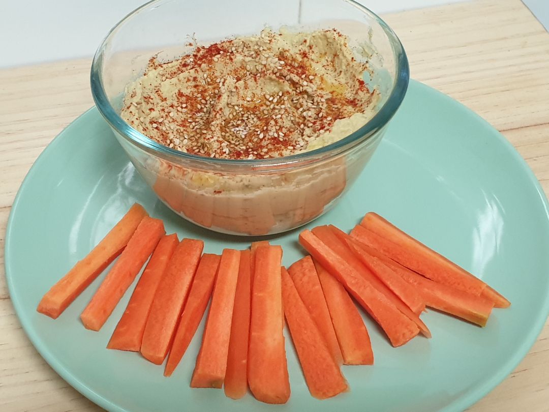 Hummus con aguacate馃挌 Hummus con aguacate馃挌