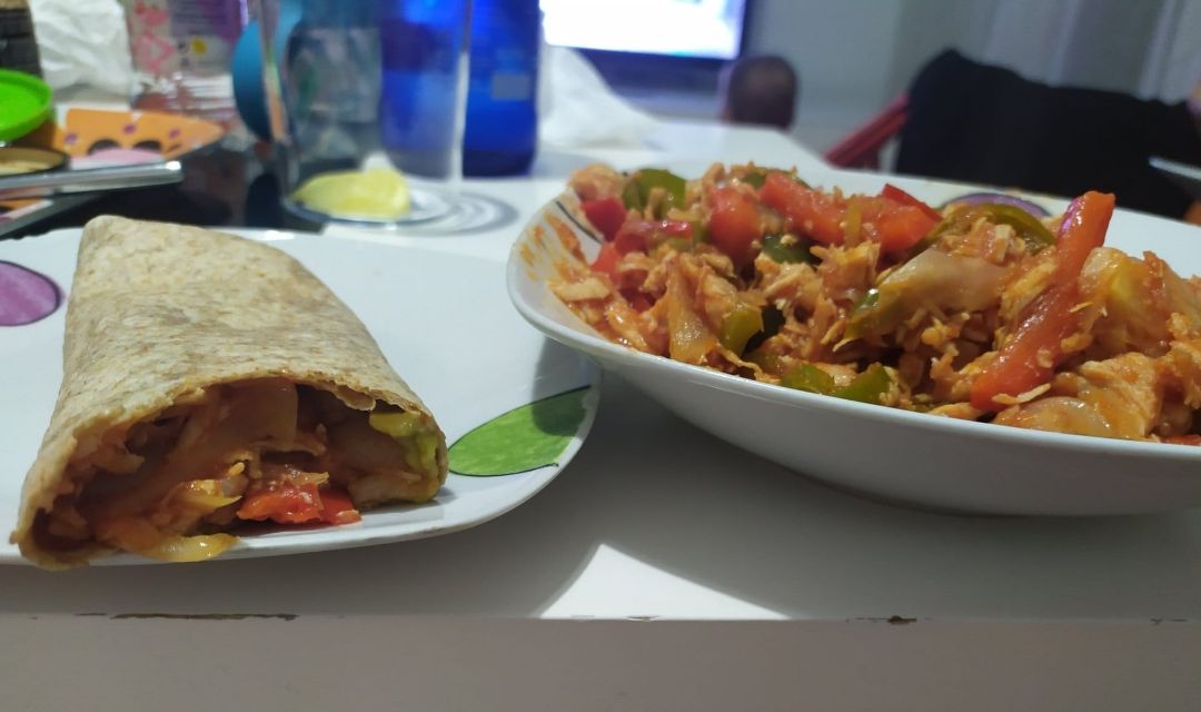 Fajitas de pollo Paso 3 Fajitas de pollo Paso 3