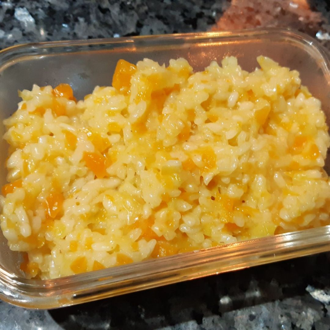 Tupper rápido de arroz meloso con curry Tupper rápido de arroz meloso con curry