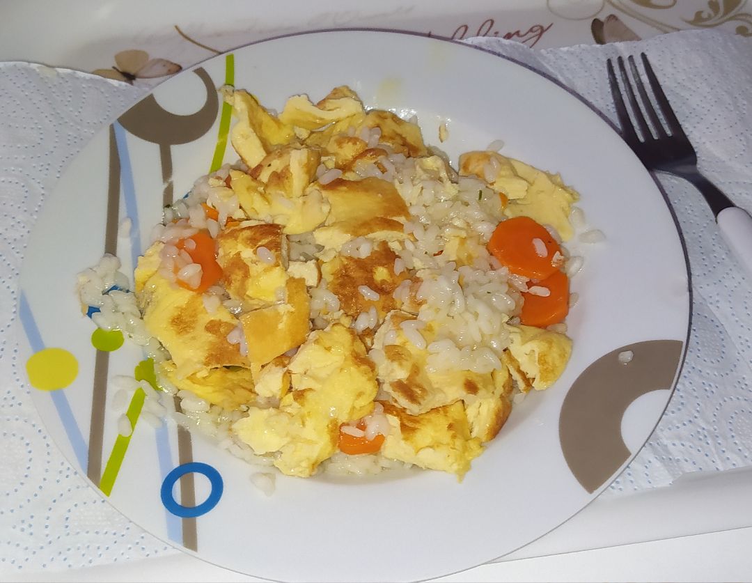 Arroz tres delicias Paso 5 Arroz tres delicias Paso 5