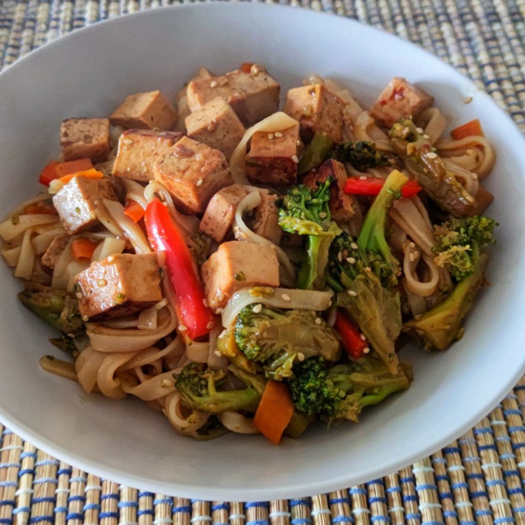 Wok oriental vegano Wok oriental vegano