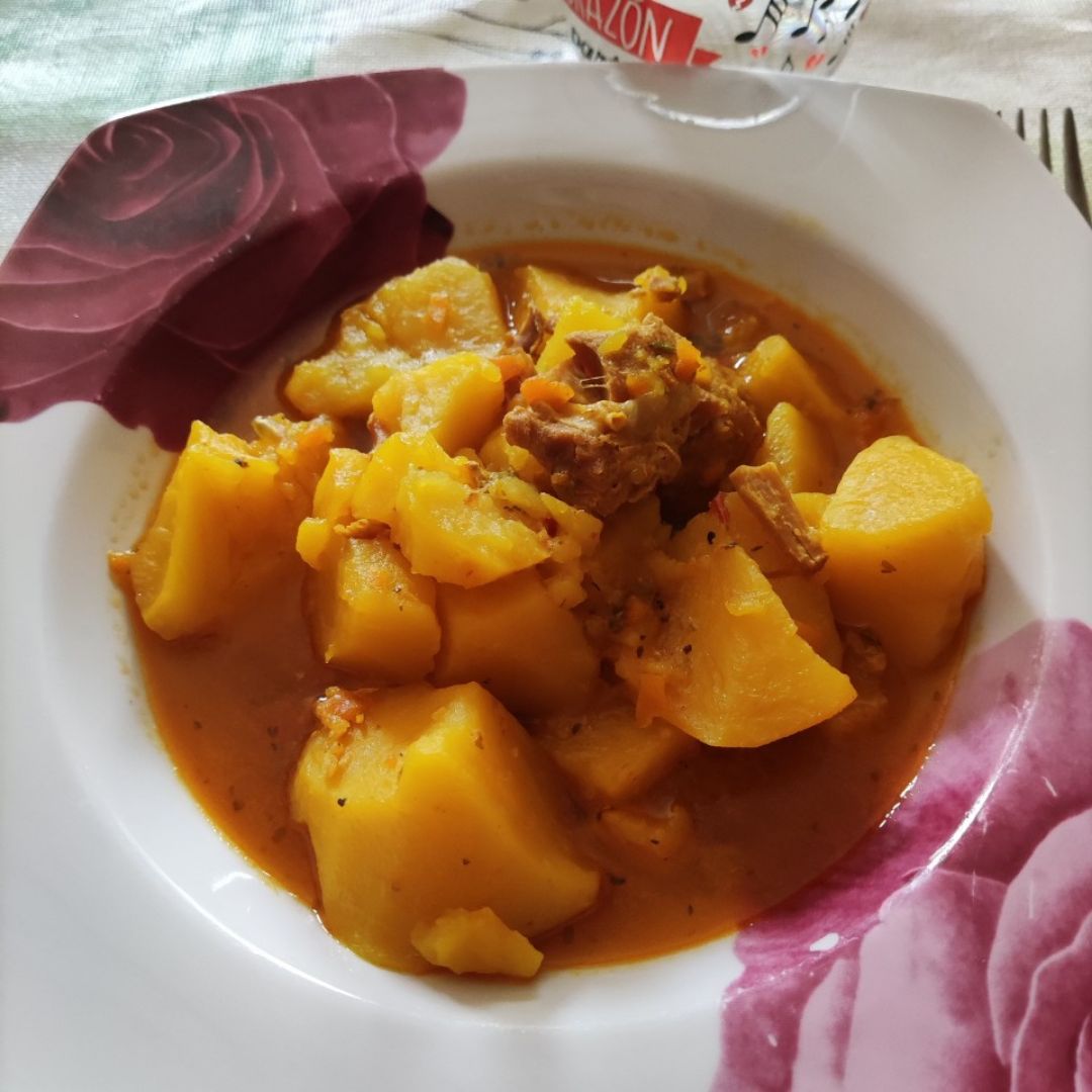 Papas con carne Papas con carne