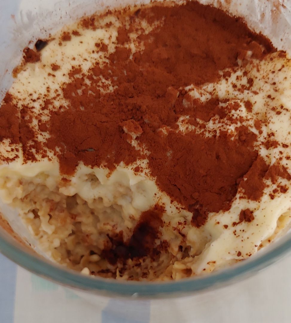 Porridge de tiramisú Porridge de tiramisú