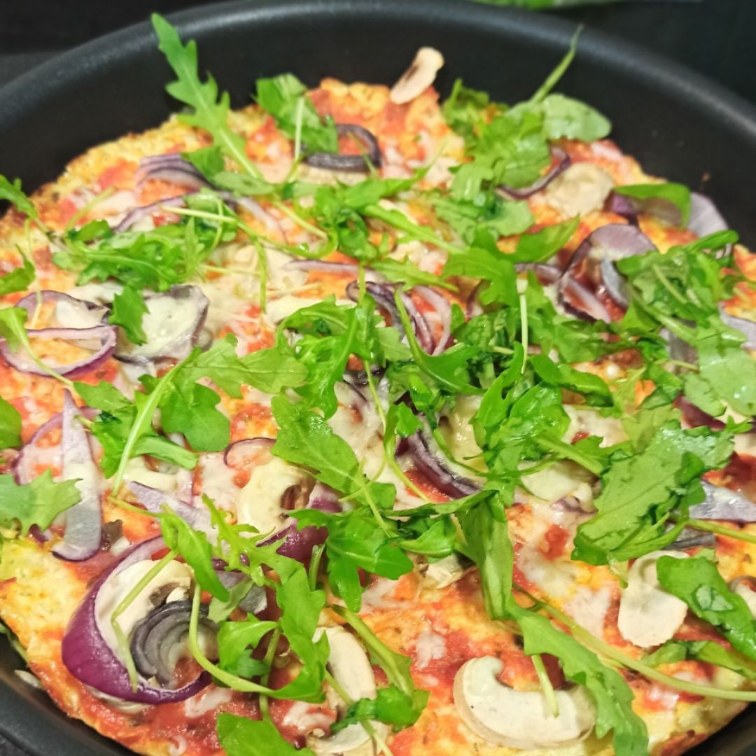 Pizza de coliflor Pizza de coliflor