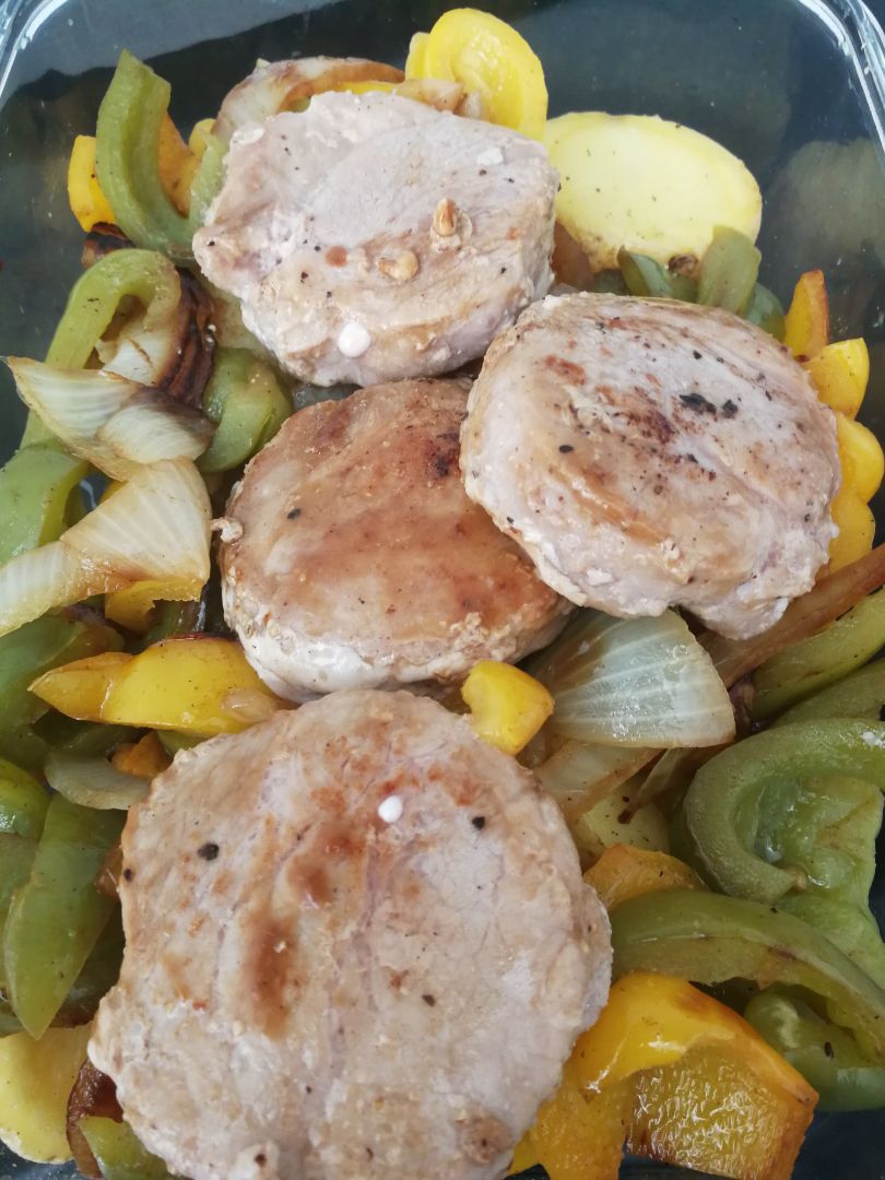 Solomillo con verduras  Paso 2
