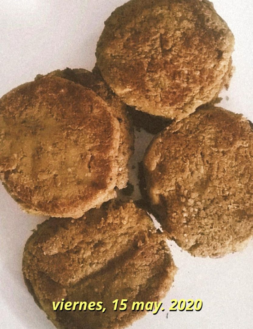 Hamburguesas de guisantes y soja texturizada