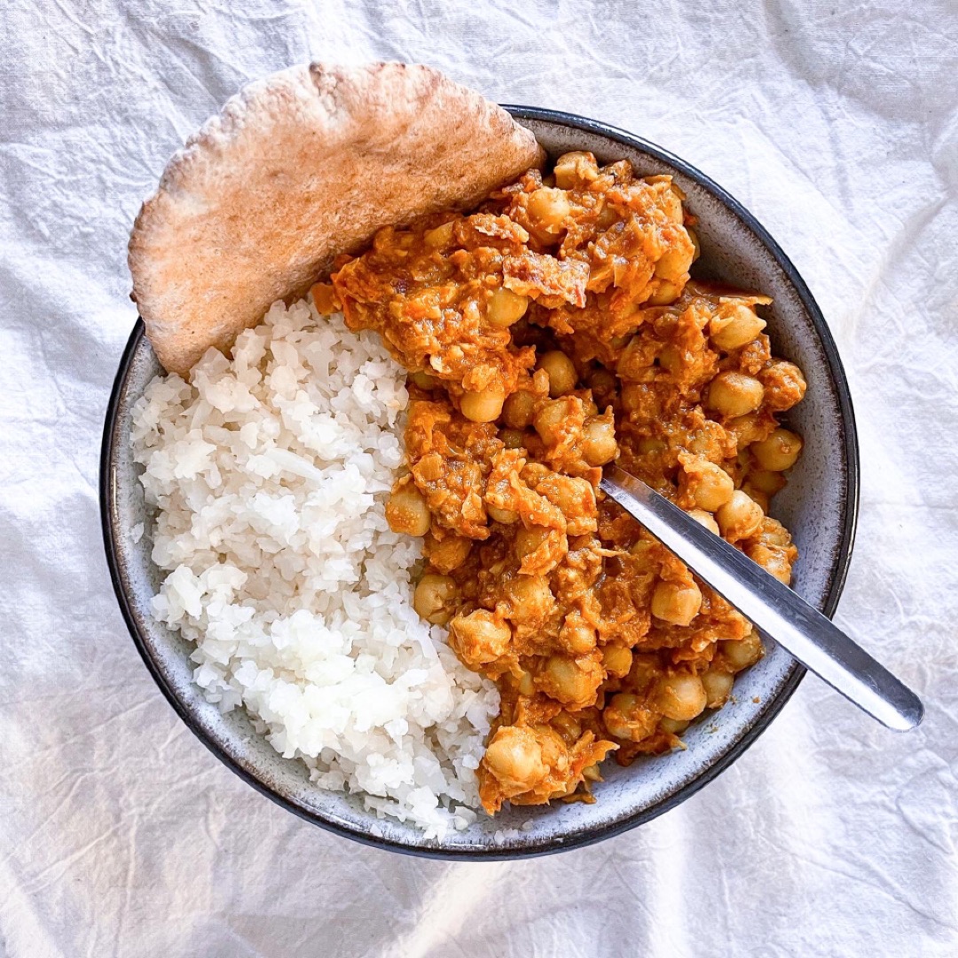 CURRY DAHL DE GARBANZOS