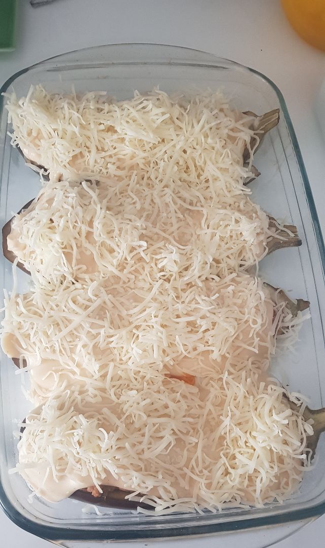 Berenjenas rellenas de carne Paso 3
