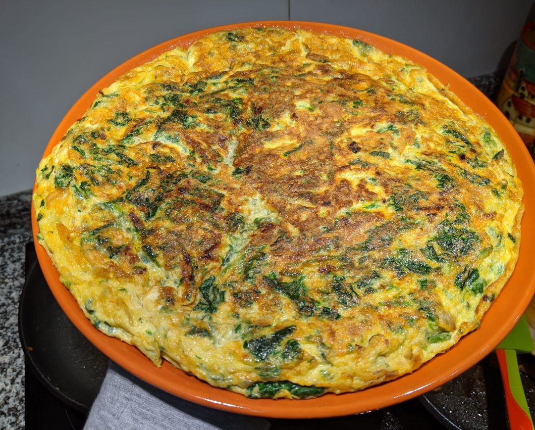 Tortilla de espinacas Tortilla de espinacas