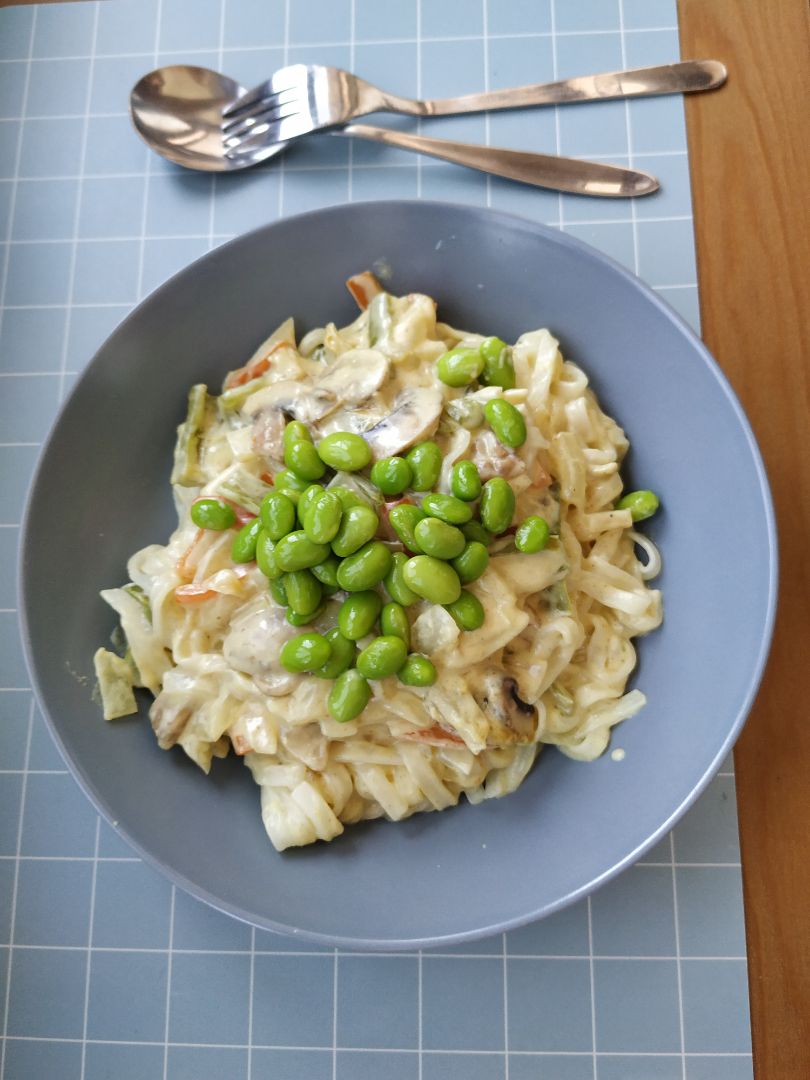 Noodels de arroz con garam masala