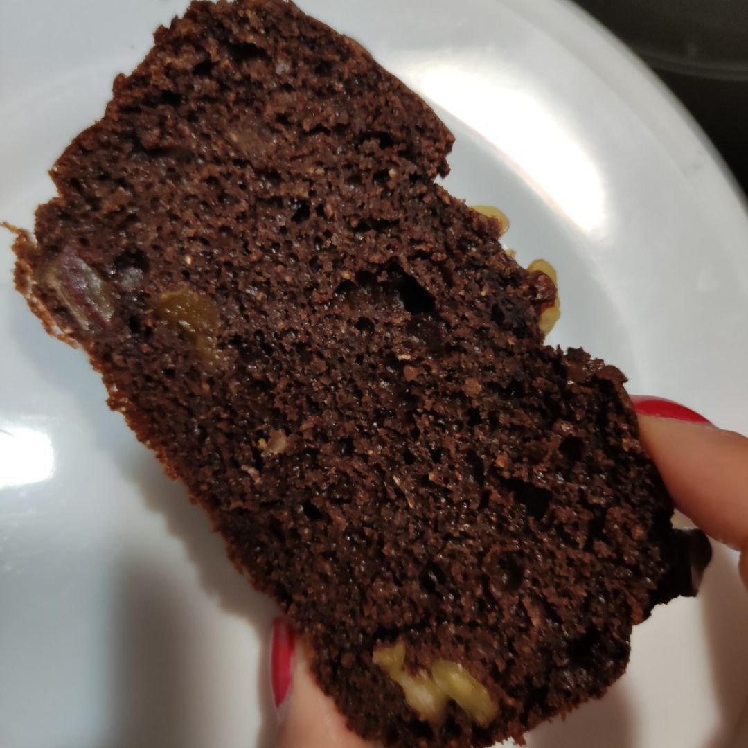 Bizcocho de Chocolate y Nueces Paso 6 Bizcocho de Chocolate y Nueces Paso 6