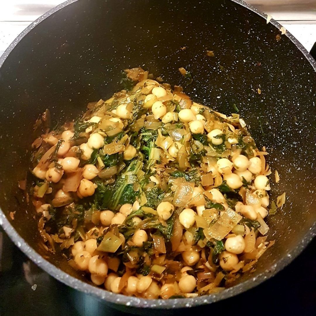 Garbanzos con espinacas Paso 5 Garbanzos con espinacas Paso 5