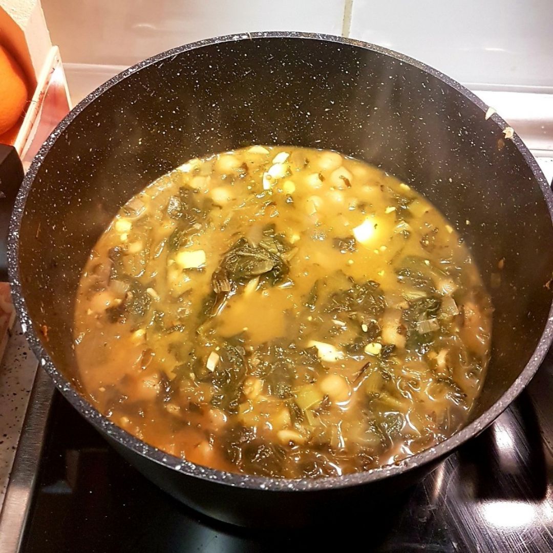 Garbanzos con espinacas Paso 7 Garbanzos con espinacas Paso 7