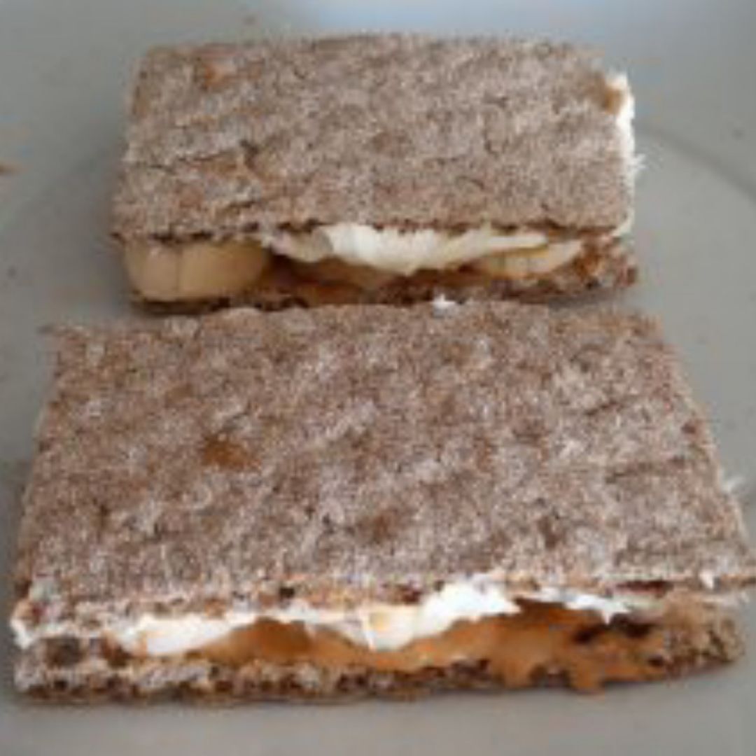 Banoffee sándwich realfooder Banoffee sándwich realfooder