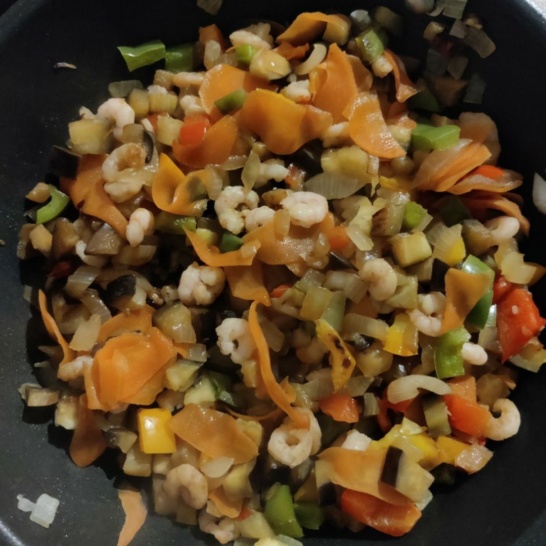 Fideos de arroz, gambas y verduras 🥢 Paso 0 Fideos de arroz, gambas y verduras 🥢 Paso 0