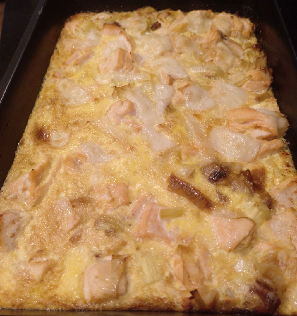 Pastel de salmón Pastel de salmón