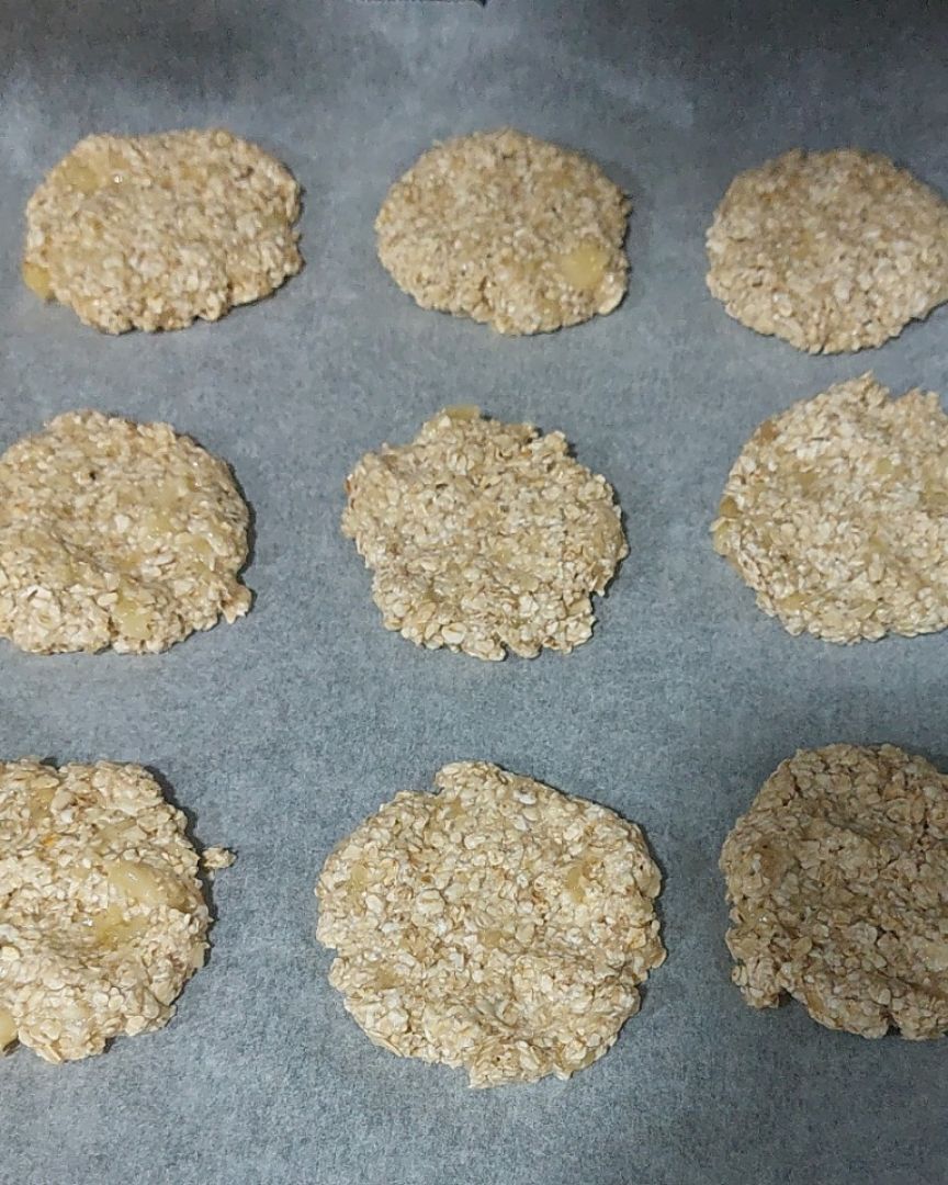 Galletas de avena con platano 