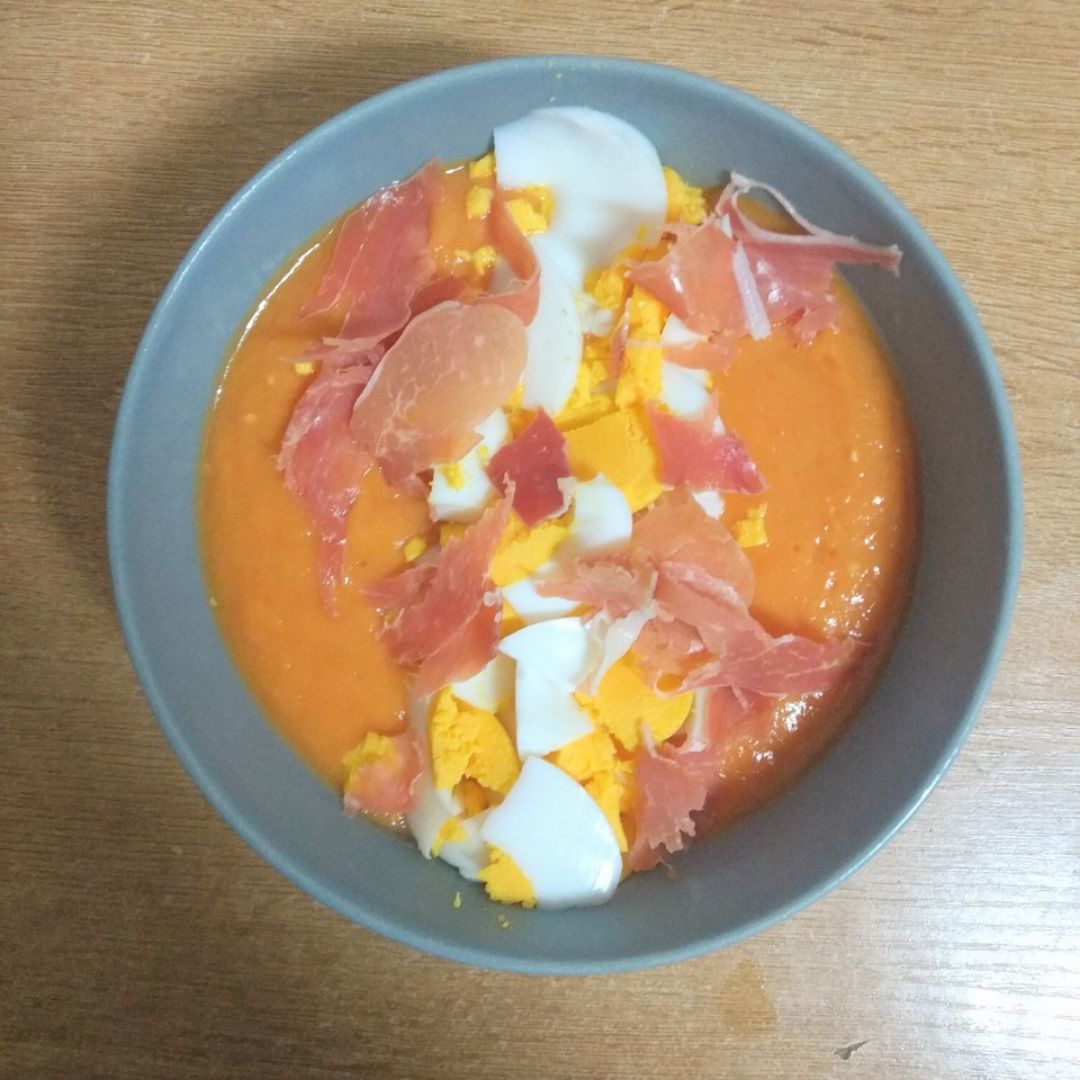 Salmorejo sin pan Salmorejo sin pan
