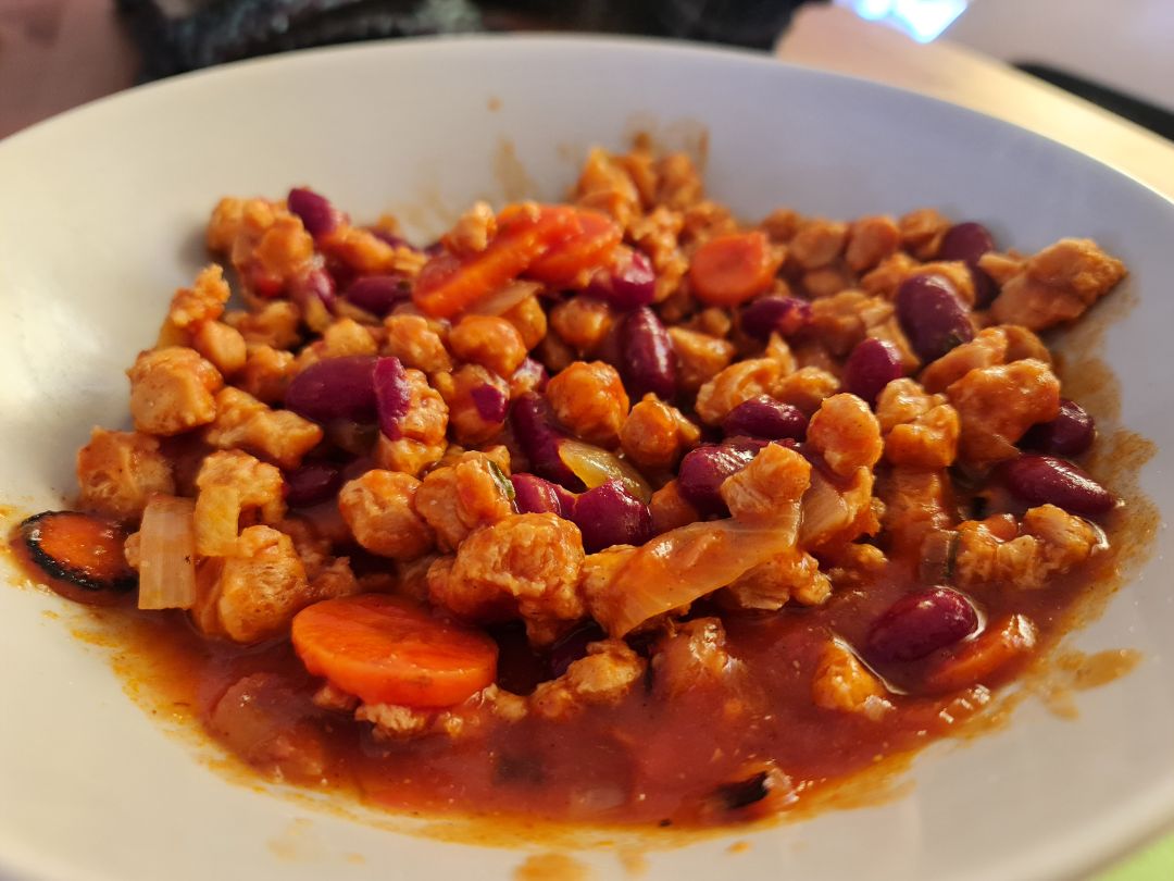 Chili con soja texturizada
Chili con soja texturizada