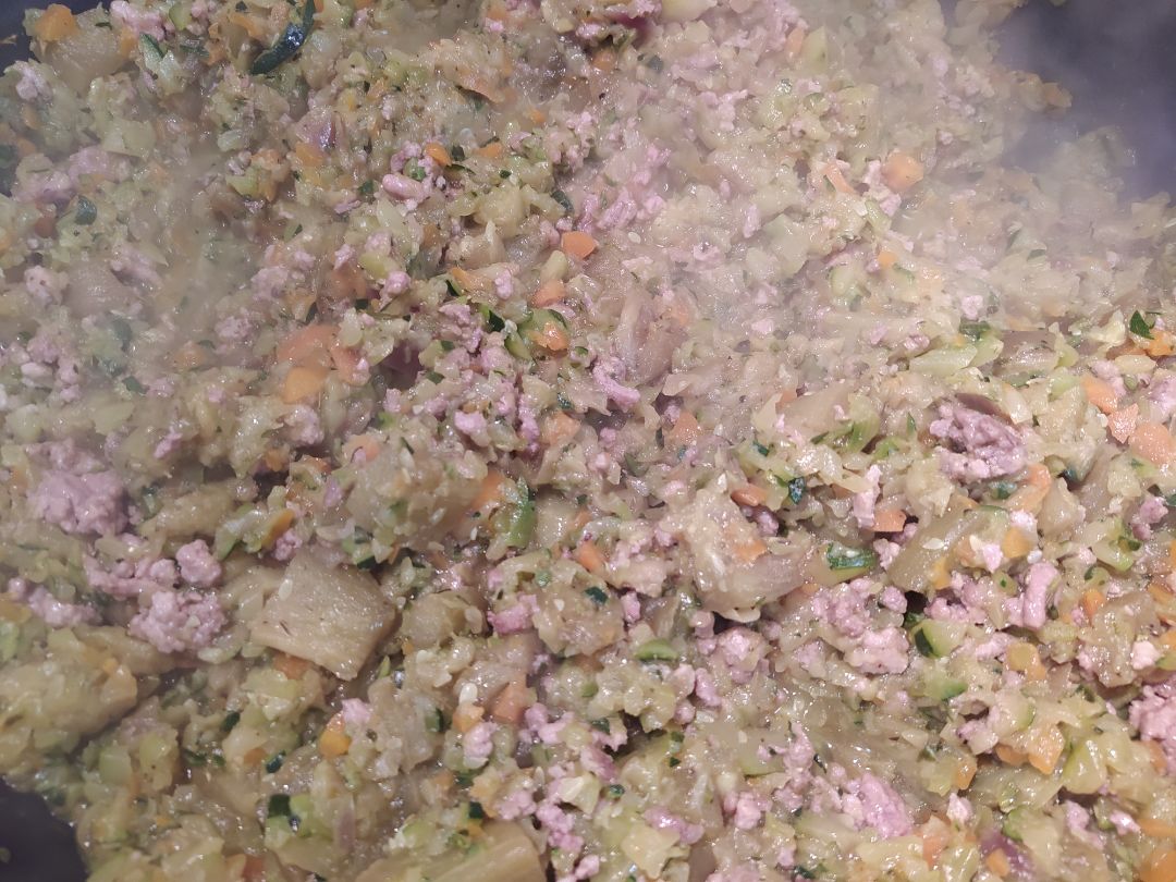 Lasaña de verduras y carne Paso 7 Lasaña de verduras y carne Paso 7