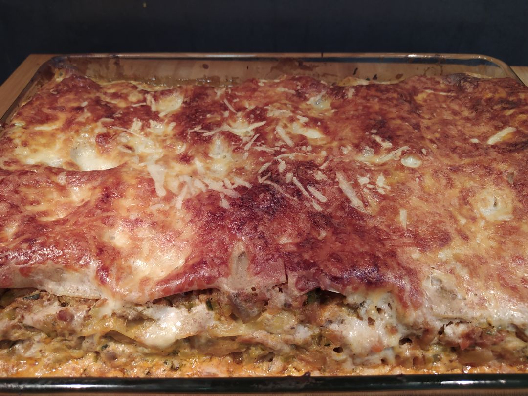 Lasaña de verduras y carne Paso 9 Lasaña de verduras y carne Paso 9