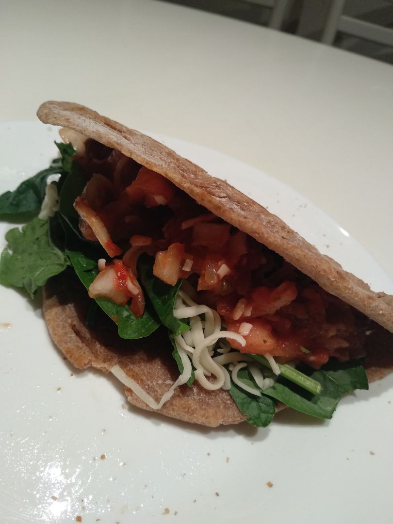 Taco vegetariano