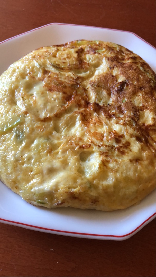 Tortilla de calabacín y queso de Cabra 