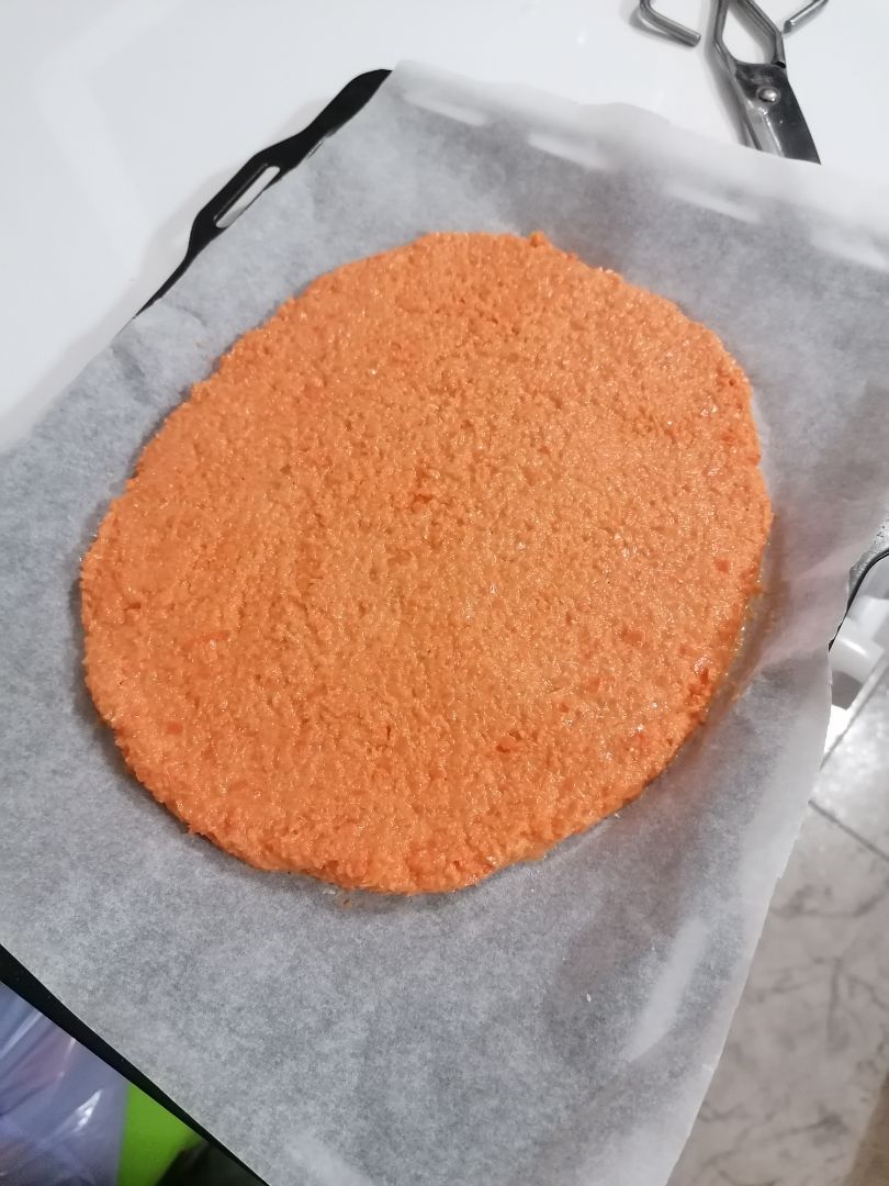 Pizza de zanahoria  Paso 1