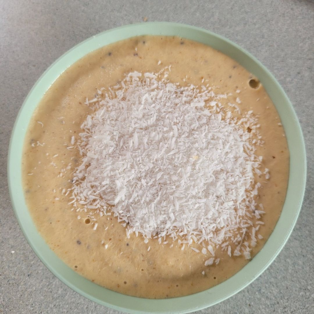 Helado de melocot贸n 馃崙 y yogur. Helado de melocot贸n 馃崙 y yogur.